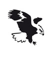 Eulenspiegel Selbstklebe-Schablone Adler