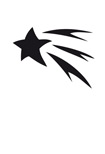Eulenspiegel Selbstklebe-Schablone Shooting Star